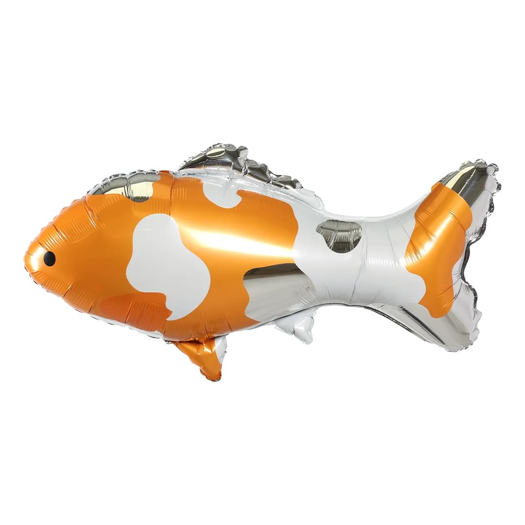 Koi Fish Inflatable Rico Design Koi Fish Goldfish Supershape Balloon | Bubblegum Direct